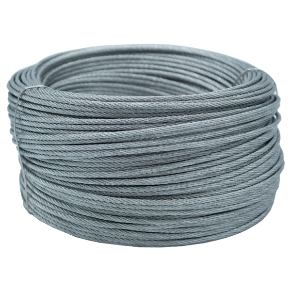 211457-SILK WIRE 6X19 FLEXIBLE, 4MM DIA 