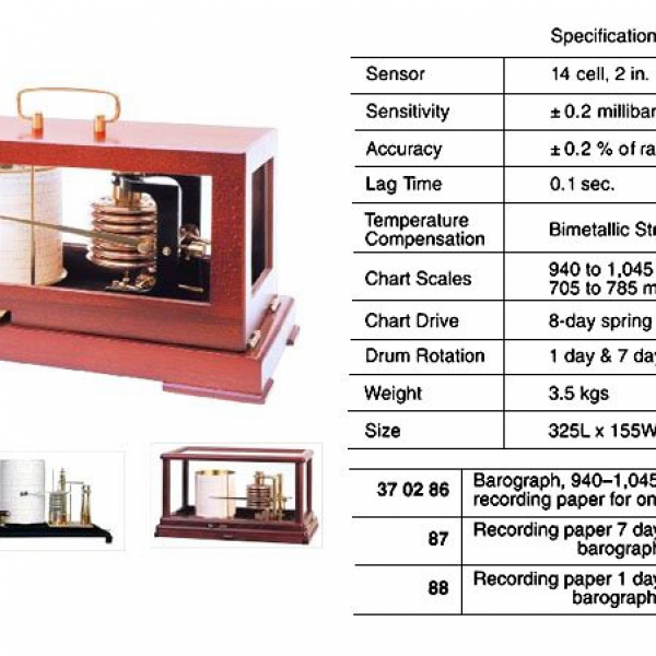 370287-RECORD PAPER 7DAYS FOR, BAROGRAPH NS-311(55 SHT)