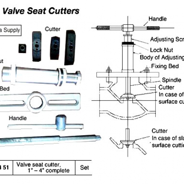 633451-CUTTER VALVE SEAT WITH CUTTERS, FOR 1-4″ 4’S