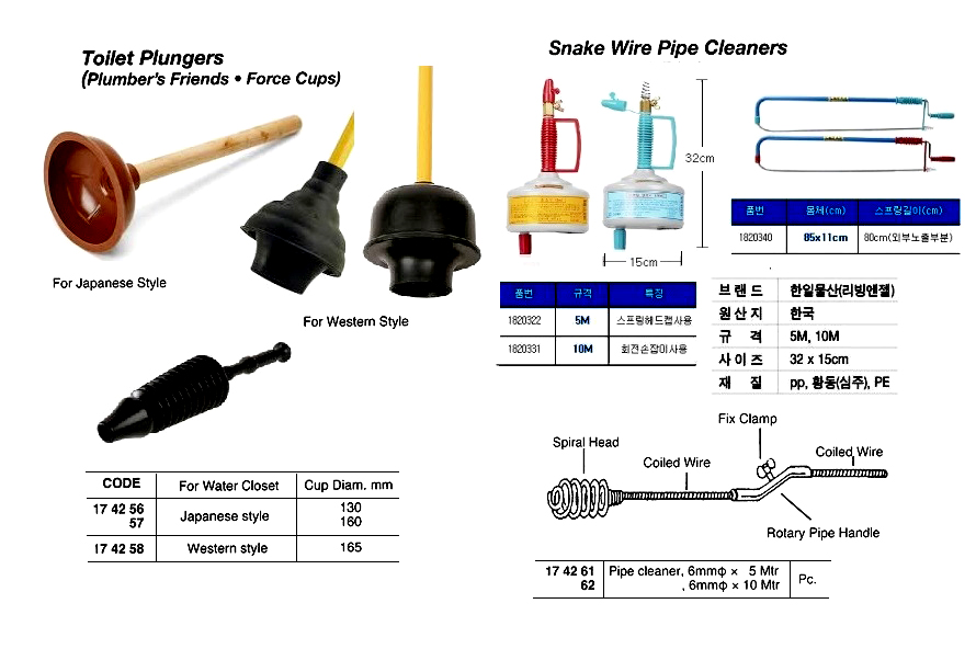 174256-TOILET PLUNGER DIAM 130MM, FOR JAPANESE STYLE